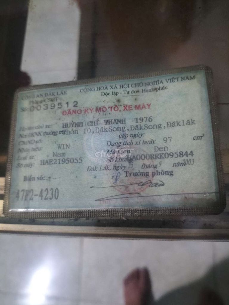 Win 100c màu đen. Mua bán Xe máy tại Thành phố Buôn Ma Thuột Đắk Lắk được đăng bởi khanhsang hình 6