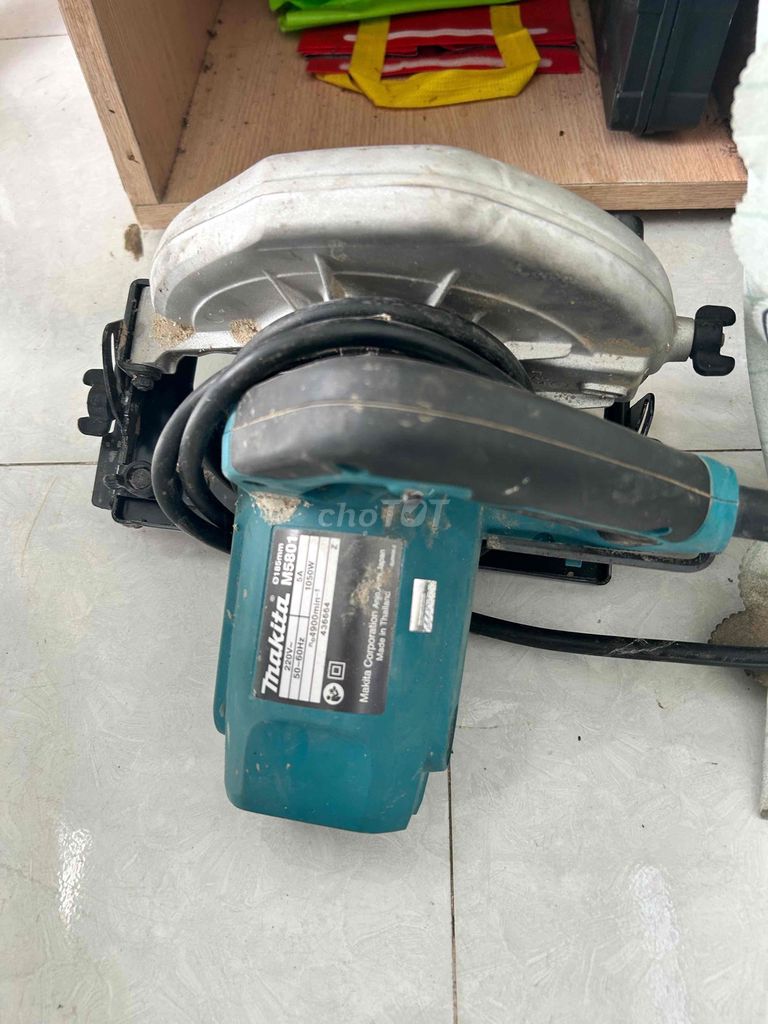 Cưa đĩa Makita M5801 Thái Lan Xanh ngọc. Mua bán Đồ chuyên dụng, Giống nuôi trồng tại Huyện Càng Long Trà Vinh được đăng bởi Đại Gia hình 1