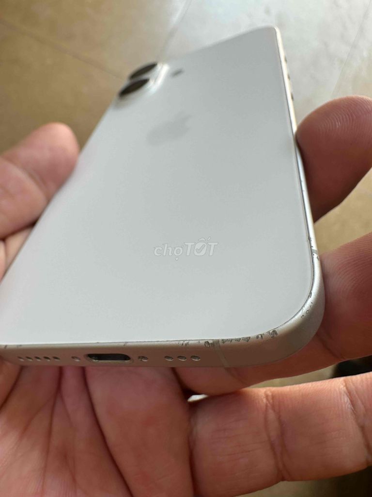 Apple iPhone 16 Trắng 128G bản sim vật lý. Mua bán Điện thoại tại Quận Long Biên Hà Nội được đăng bởi long nguyễn hình 1