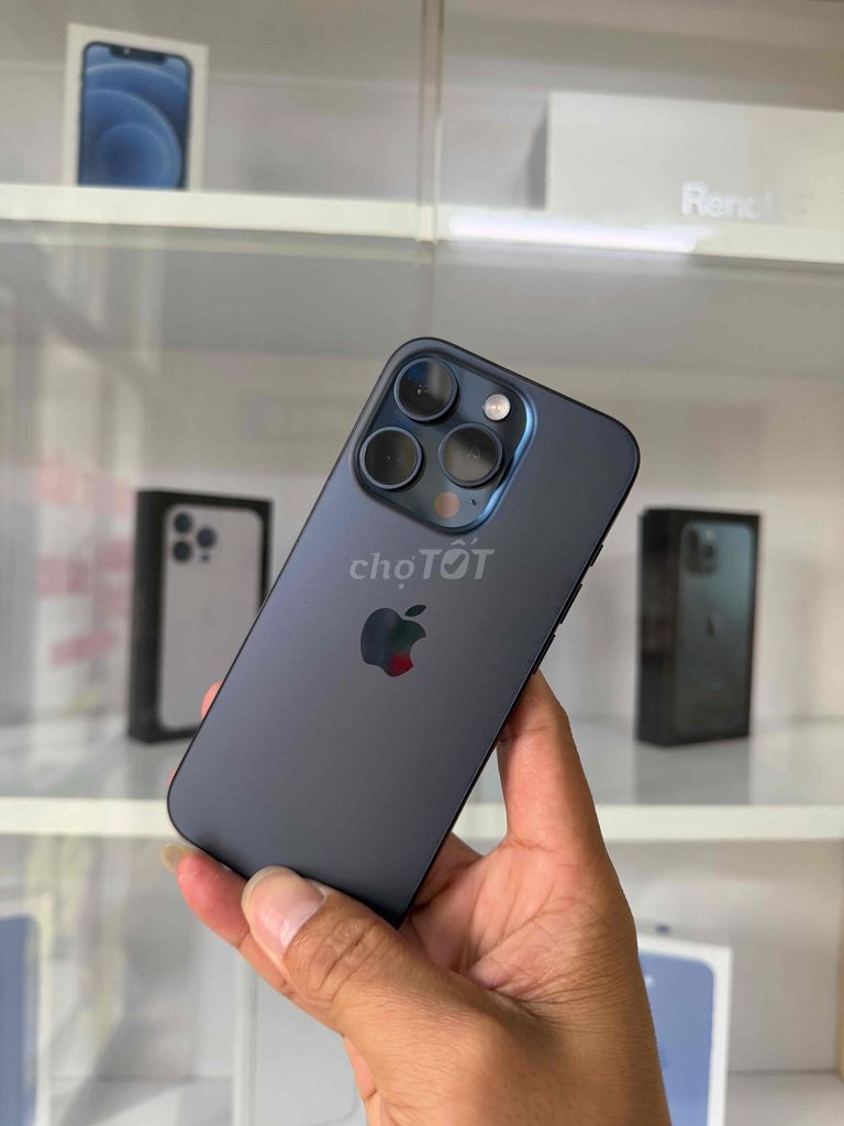 iPhone 15 Pro 128GB Xanh QT MỸ ĐẸP PIN ZIN100%. Mua bán Điện thoại tại Thành phố Cà Mau Cà Mau được đăng bởi NHAN APPLE hình 1