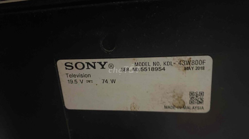 Sony 43in có giọng nói như hình