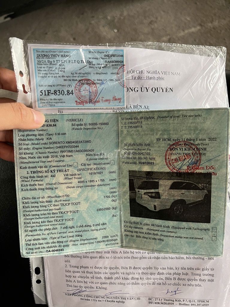 Kia Sorento 2016 - 146000 km. Mua bán Ô tô tại Thành phố Dĩ An Bình Dương được đăng bởi Hung Nguyen hình 5