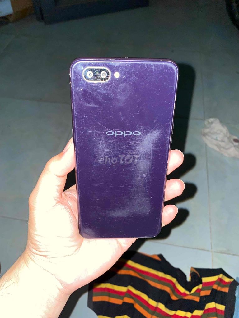 Oppo A3s 16GB Tím Nứt màn hình. Mua bán Điện thoại tại Quận 8 Tp Hồ Chí Minh được đăng bởi Hoàng Phong hình 1
