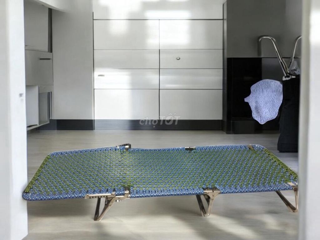 Ghế giường xếp Duy Lợi INOX SIÊU DÀY BỀN MỚI 99%. Mua bán Giường, chăn ga gối nệm tại Quận Bình Tân Tp Hồ Chí Minh được đăng bởi KHO SỈ SÀI GÒN hình 1