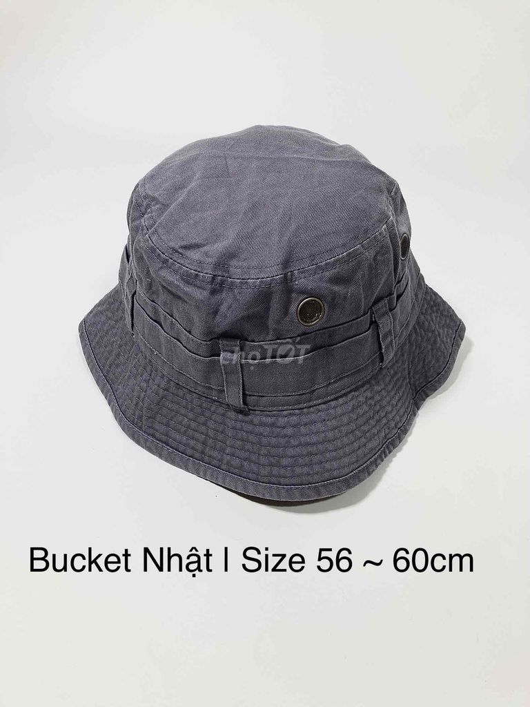 Bucket Nhật Màu Xám Size 56 ~ 60cm. Mua bán Phụ kiện thời trang khác tại Quận Thanh Khê Đà Nẵng được đăng bởi Glee 2Hand  hình 1