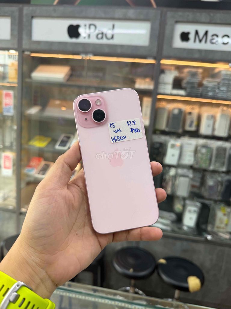 Apple iPhone 15 128GB Hồng Đã sử dụng. Mua bán Điện thoại tại Huyện Hoài Đức Hà Nội được đăng bởi Nguyễn Hữu Công hình 1