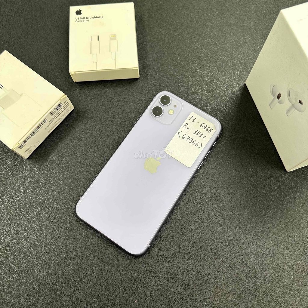 Apple iPhone 11 64GB Tím. Mua bán Điện thoại tại Quận Ba Đình Hà Nội được đăng bởi Tuấn Đặng hình 1