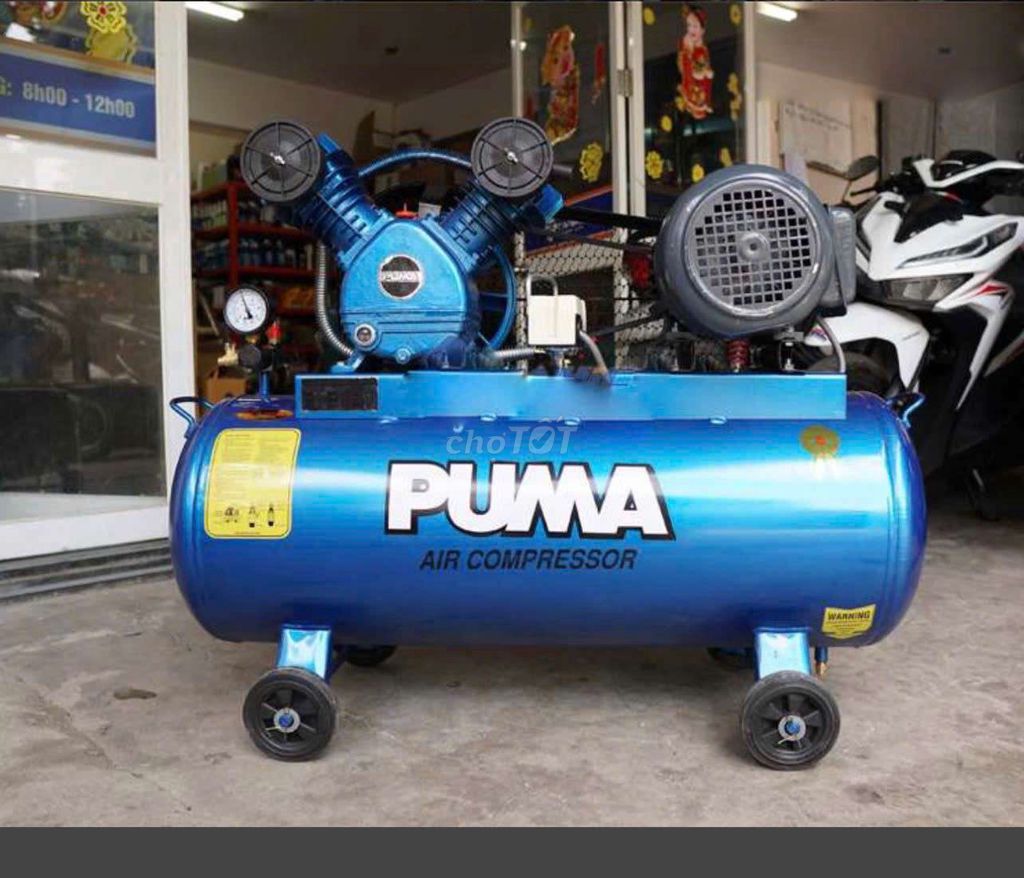 Máy nén khí Puma Xanh dương Đã sử dụng. Mua bán Đồ chuyên dụng, Giống nuôi trồng tại Huyện Mỏ Cày Bắc Bến Tre được đăng bởi Nhật  hình 1