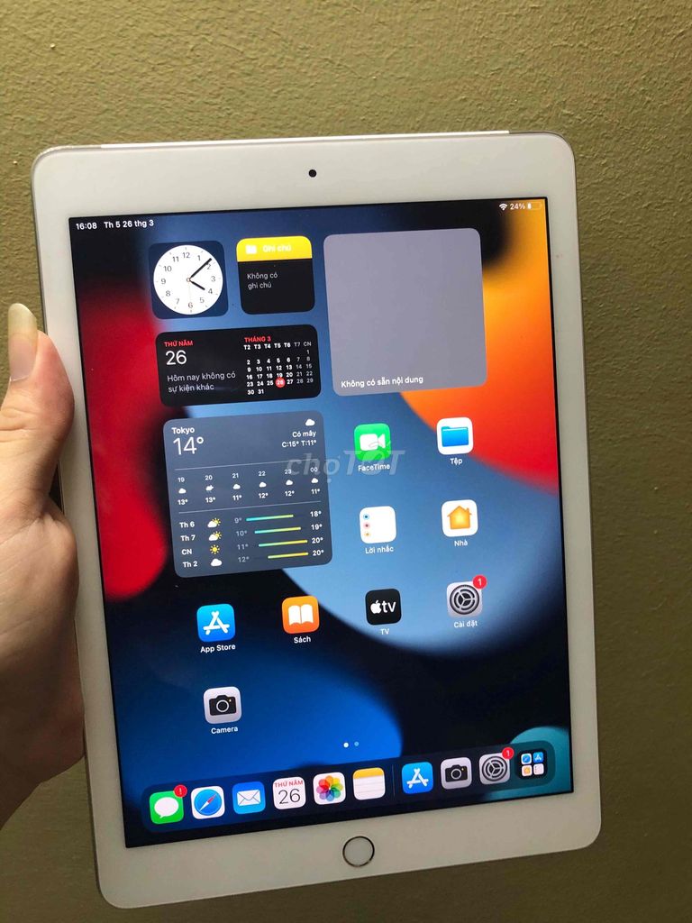 Apple iPad Air 2 Bạc. Mua bán Máy tính bảng tại Quận Lê Chân Hải Phòng được đăng bởi Phuc  hình 1