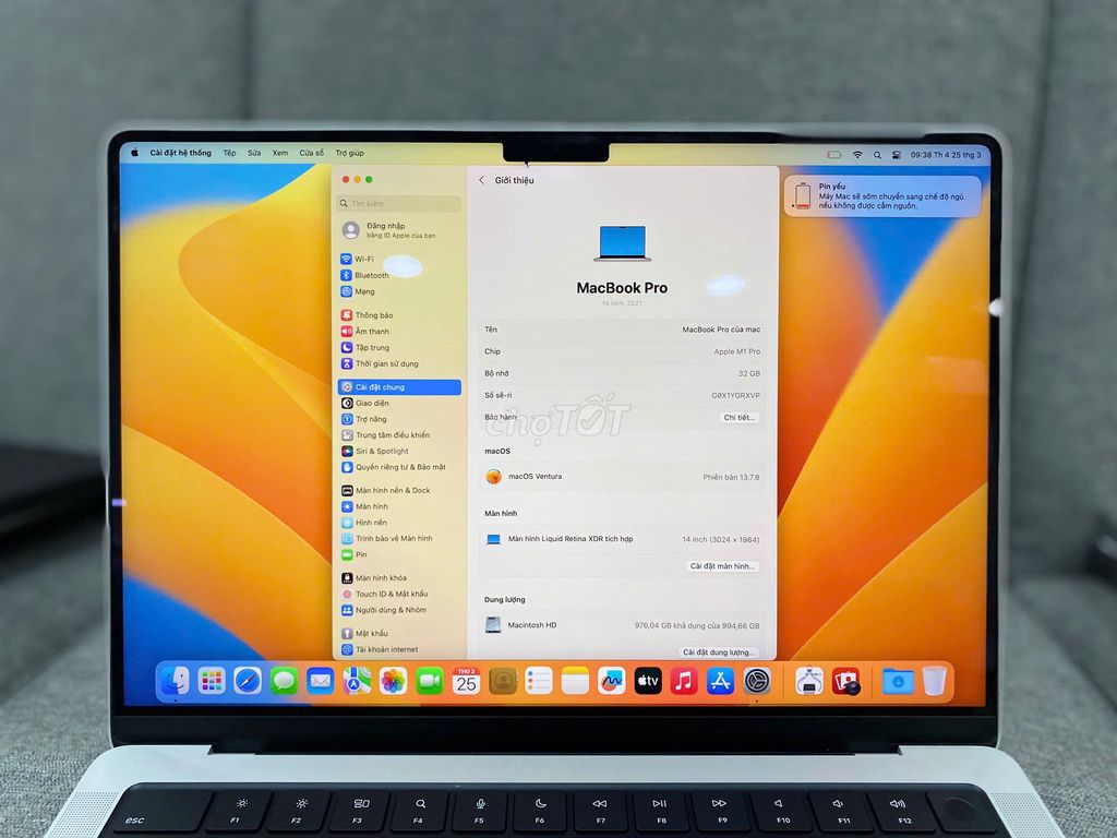 MacBook Pro M1 Pro 14inch Ram 16Gb & Ram 32Gb. Mua bán Laptop tại Quận 10 Tp Hồ Chí Minh được đăng bởi MACVN hình 1