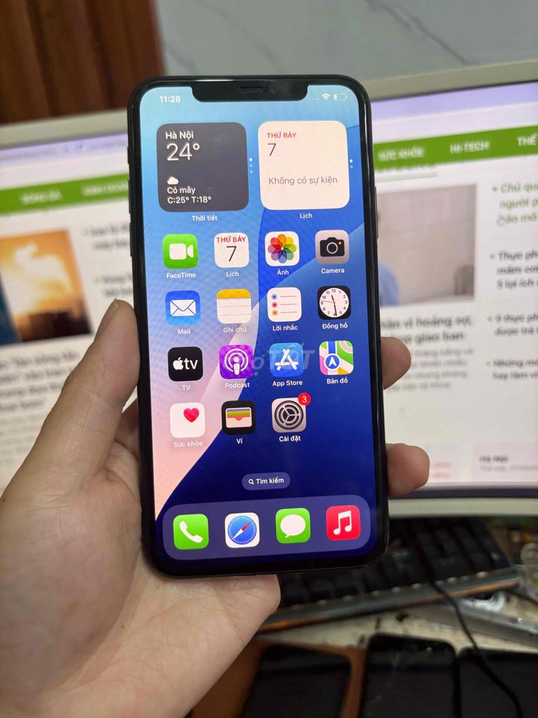 iphone 11promax 64g 2 sim màn gx 99%. Mua bán Điện thoại tại Quận Lê Chân Hải Phòng được đăng bởi hoang anh hình 1