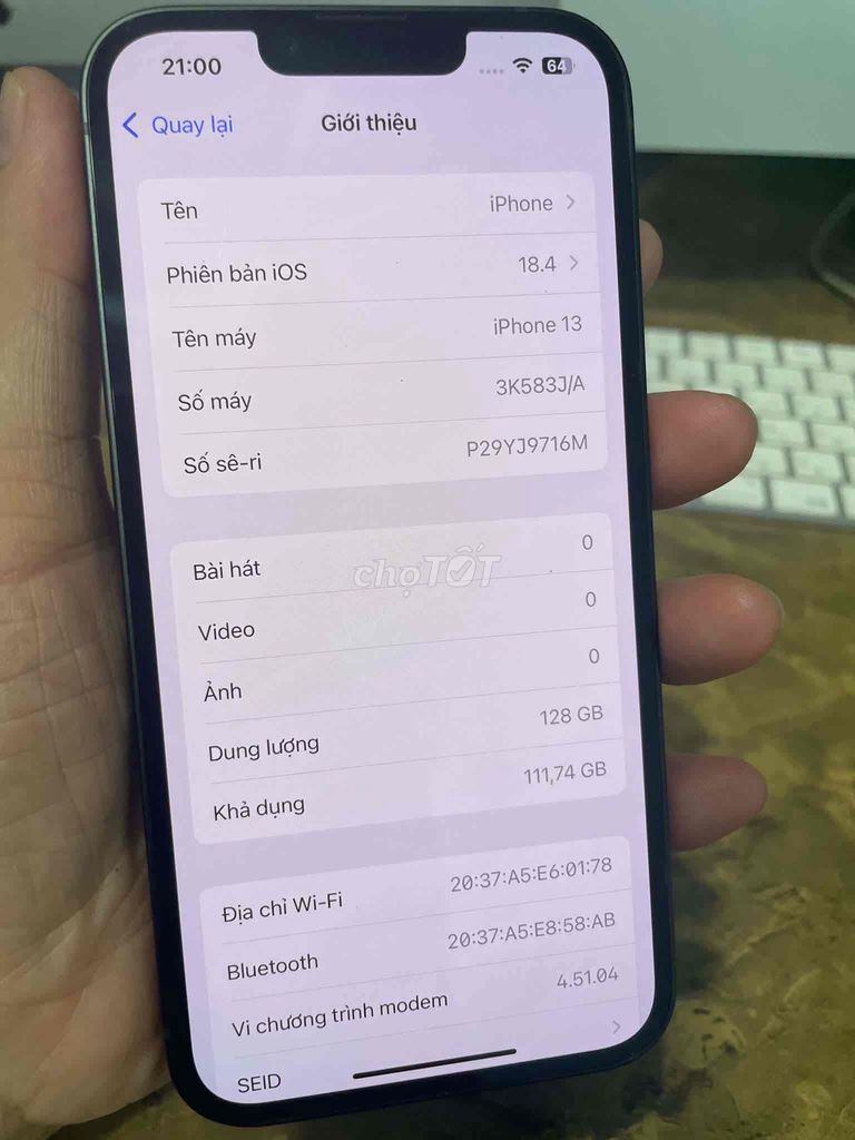 Apple iPhone 13 128GB Xanh lá Đã sử dụng. Mua bán Điện thoại tại Quận 8 Tp Hồ Chí Minh được đăng bởi Văn Bình mobile  hình 1