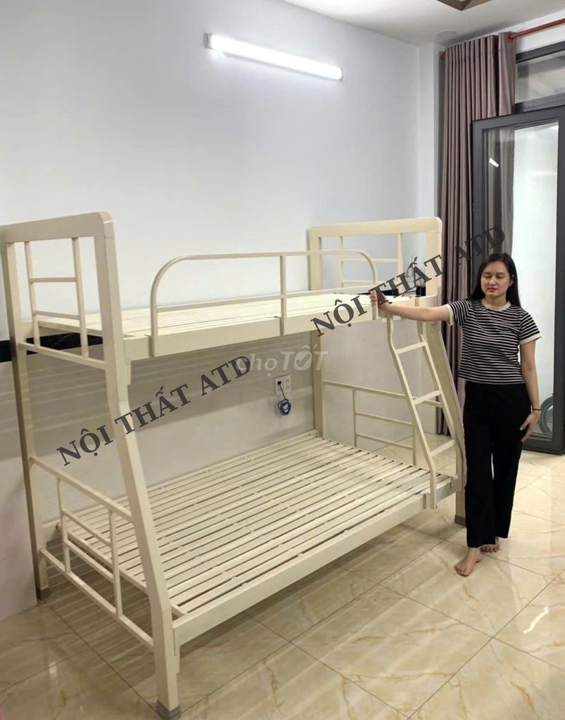 GIƯỜNG TẦNG - GIƯỜNG TẦNG, GIƯỜNG 2 TẦNGSẮT GIÁ RẺ. Mua bán Giường, chăn ga gối nệm tại Quận Gò Vấp Tp Hồ Chí Minh được đăng bởi Nhi Nguyen Nội thất ATD hình 1