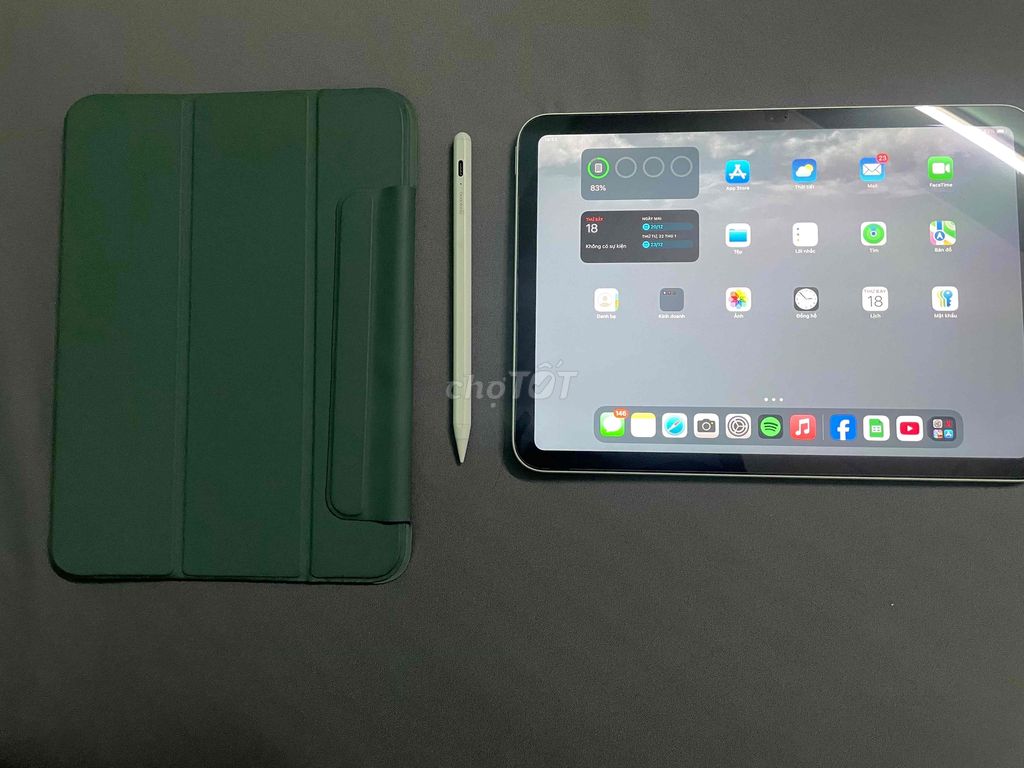 IPAD GEN 10 64GB nguyên hộp + ốp nam châm + bút