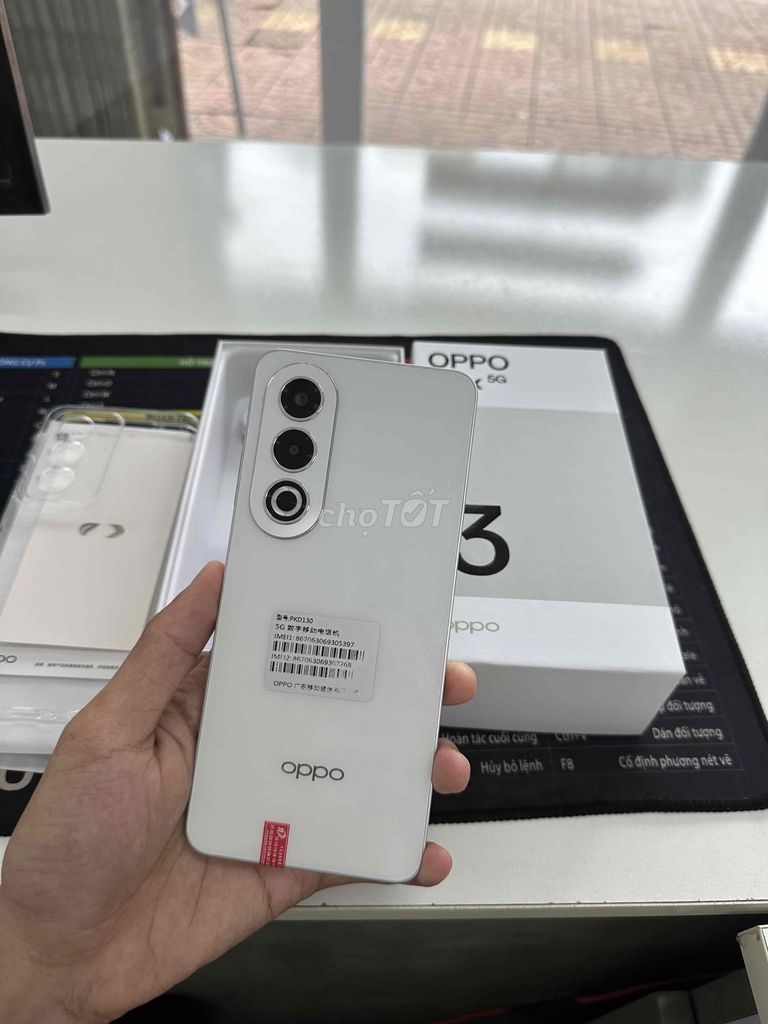 Cần bán OPPO A3X 5G zin full hộp cấu hình mạnh. Mua bán Điện thoại tại Thành phố Qui Nhơn Bình Định được đăng bởi Gia Long hình 1