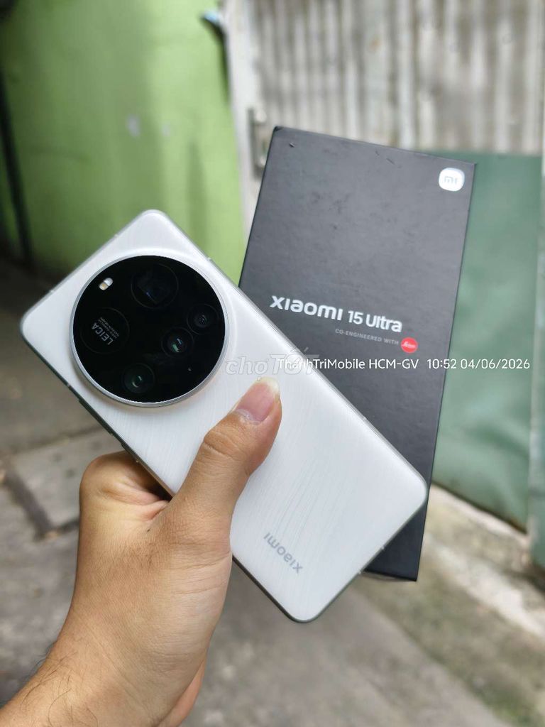 Xiaomi 15 Ultra Đen 12/256GB máy đẹp ken 99%. Mua bán Điện thoại tại Quận Gò Vấp Tp Hồ Chí Minh được đăng bởi Thanh Tri hình 1