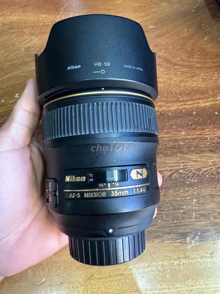 Ống kính Nikon 35mm 1.4G Đen. Mua bán Máy ảnh, Máy quay tại Thành phố Thủ Đức Tp Hồ Chí Minh được đăng bởi Phúc hình 1