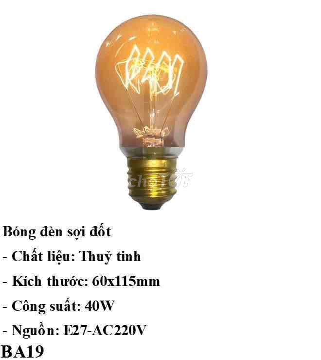 Bóng đèn sợi đốt BA19. Mua bán Đèn tại Huyện Nhà Bè Tp Hồ Chí Minh được đăng bởi Nguyễn hữu trong hình 1