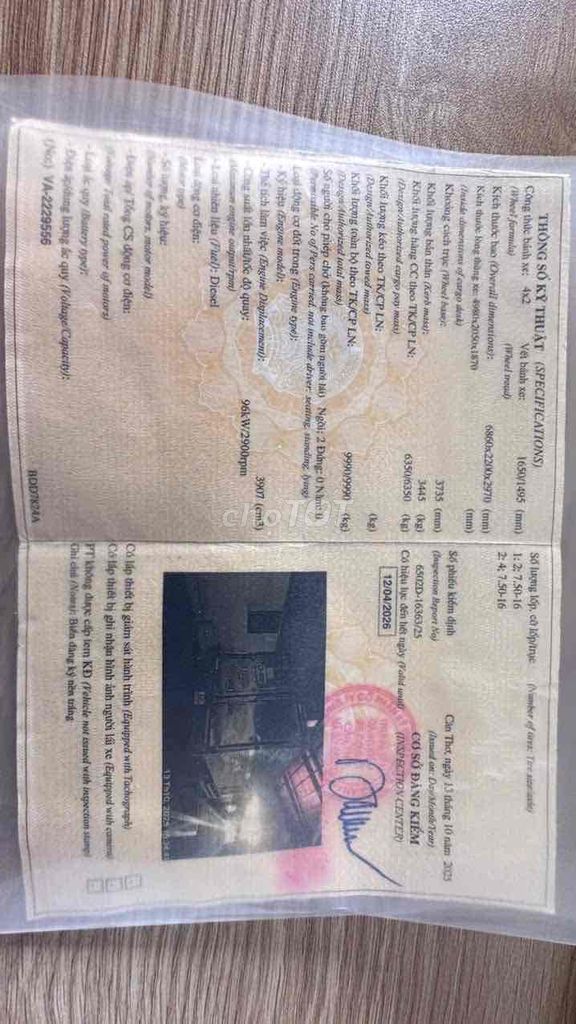 Hyundai HD99 2016 tải 6tấn5 thùng kín inox 5m zin. Mua bán Xe tải, xe ben tại Thành phố Thuận An Bình Dương được đăng bởi Diễm Phúc Ô Tô hình 13