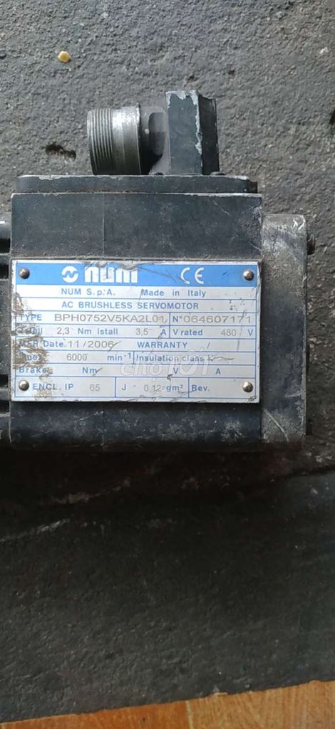 Động cơ Servo NUM BH1752V5KAZ100 Kim loại Đen. Mua bán Đồ chuyên dụng, Giống nuôi trồng tại Thành phố Thuận An Bình Dương được đăng bởi bình dương hình 1