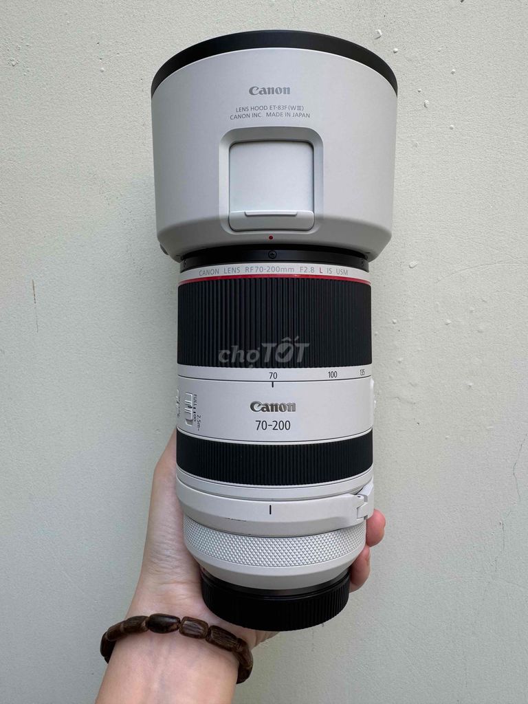 Canon RF 70-200mm F2.8 L IS USM đẹp Fullbox túi da