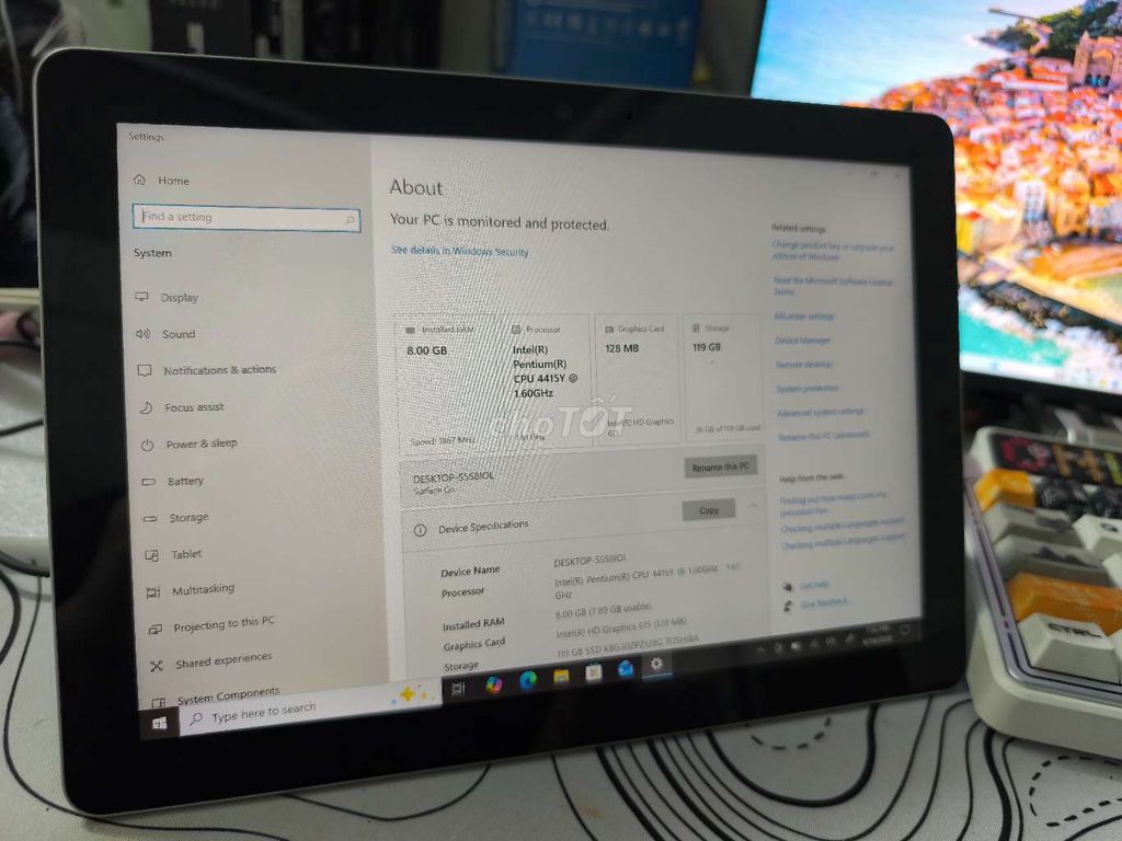 Microsoft Surface Go 8GB/128GB 4G Bạc. Mua bán Laptop tại Quận Ninh Kiều Cần Thơ được đăng bởi Đỗ Thanh Duy hình 1