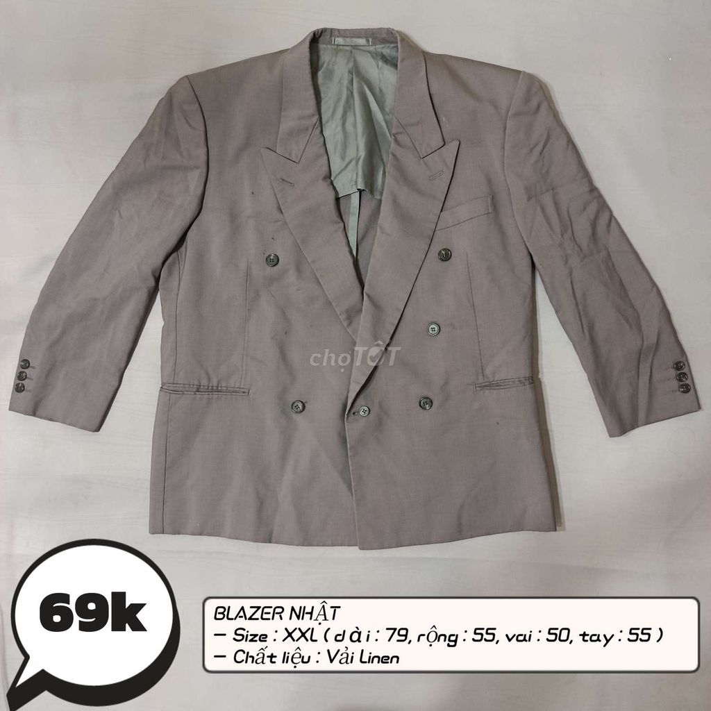 Áo blazer nam vải linen size XXL. Mua bán Quần áo tại Quận Bắc Từ Liêm Hà Nội được đăng bởi vũ hình 1