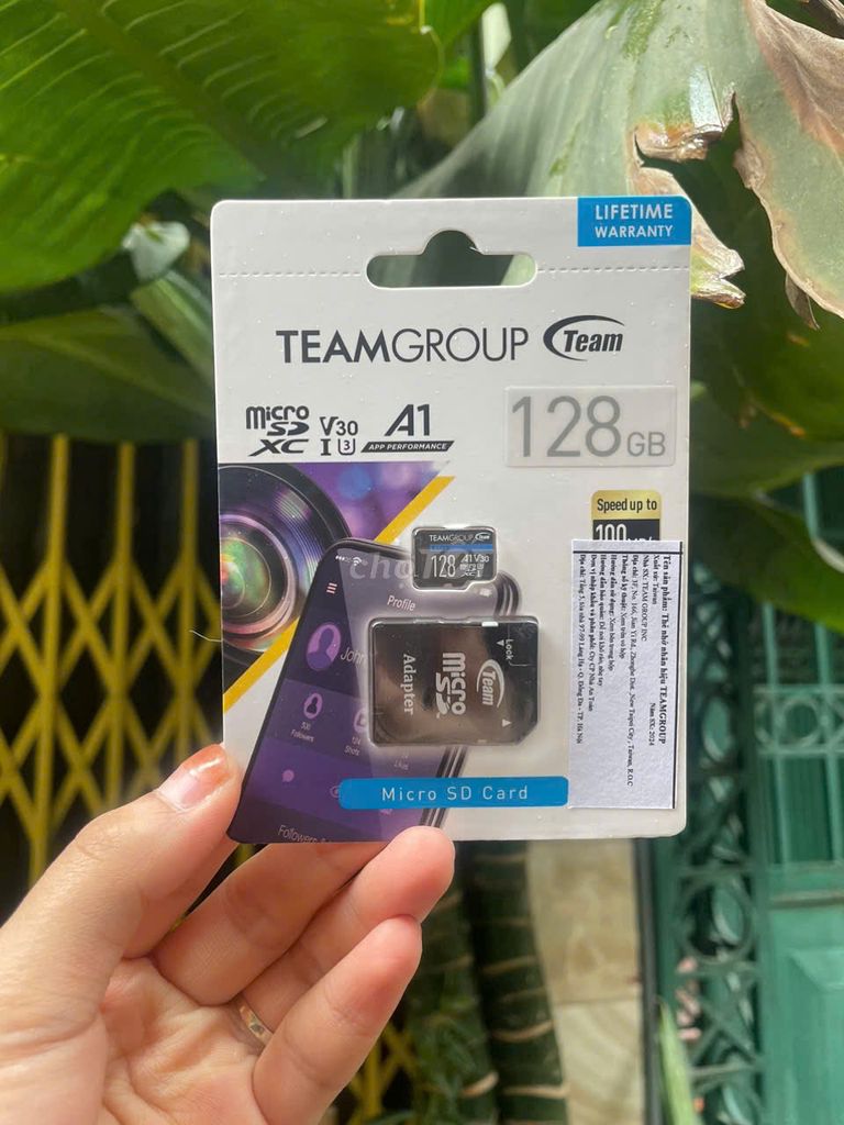 Thẻ nhớ 128GB TEAUSDX128GIV30A103 Team Group