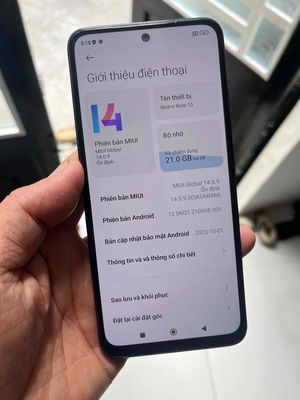 Xiaomi Redmi Note 10 64GB Đen