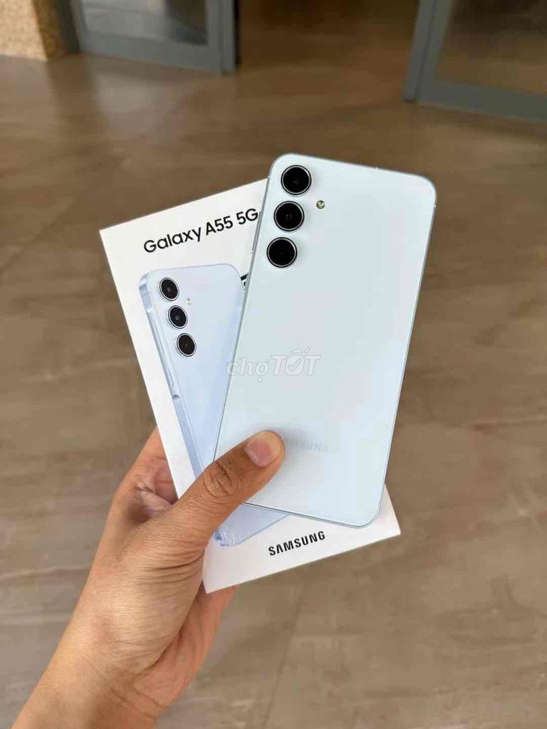 Samsung Galaxy A55 5G 256GB Xám. Mua bán Điện thoại tại Huyện Tháp Mười Đồng Tháp được đăng bởi Đức máy zin hình 1