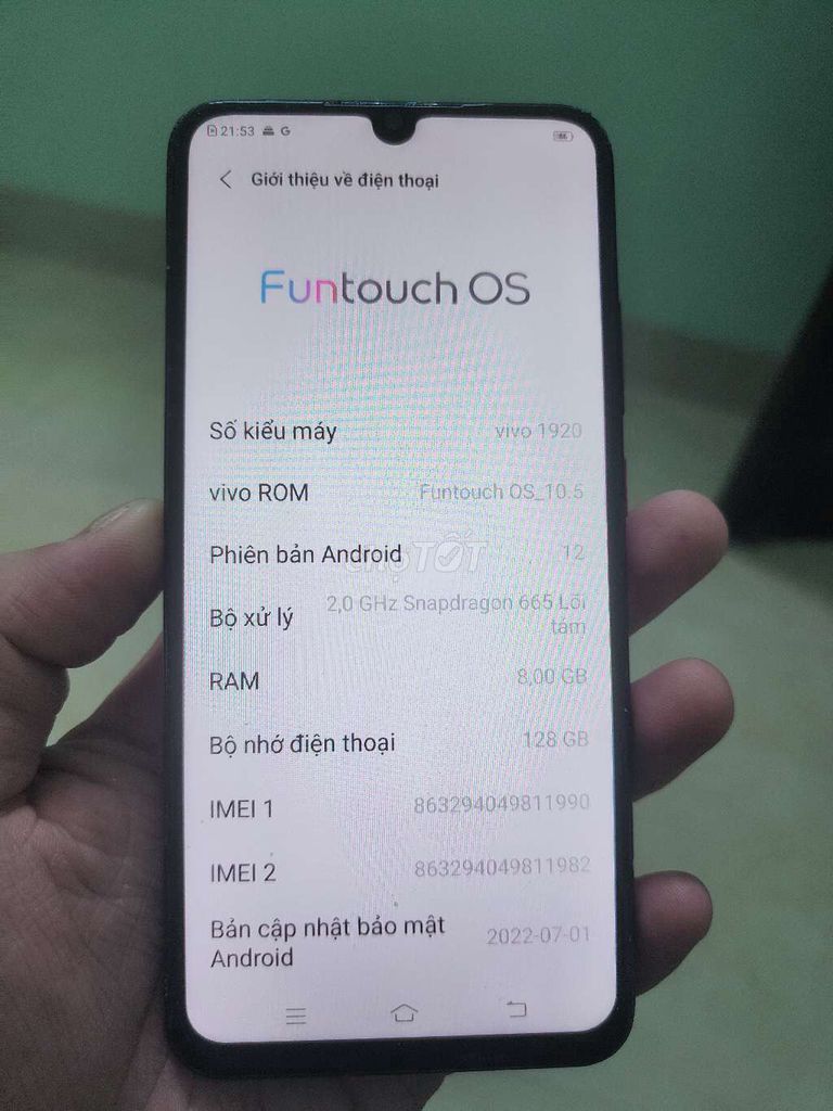 Vivo S1 pro ( nhiều máy khác). Mua bán Điện thoại tại Quận Hoàng Mai Hà Nội được đăng bởi Nguyễn Huy Hoàn hình 1