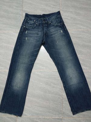 Quần jeans G-star Selvedge xanh size 30
