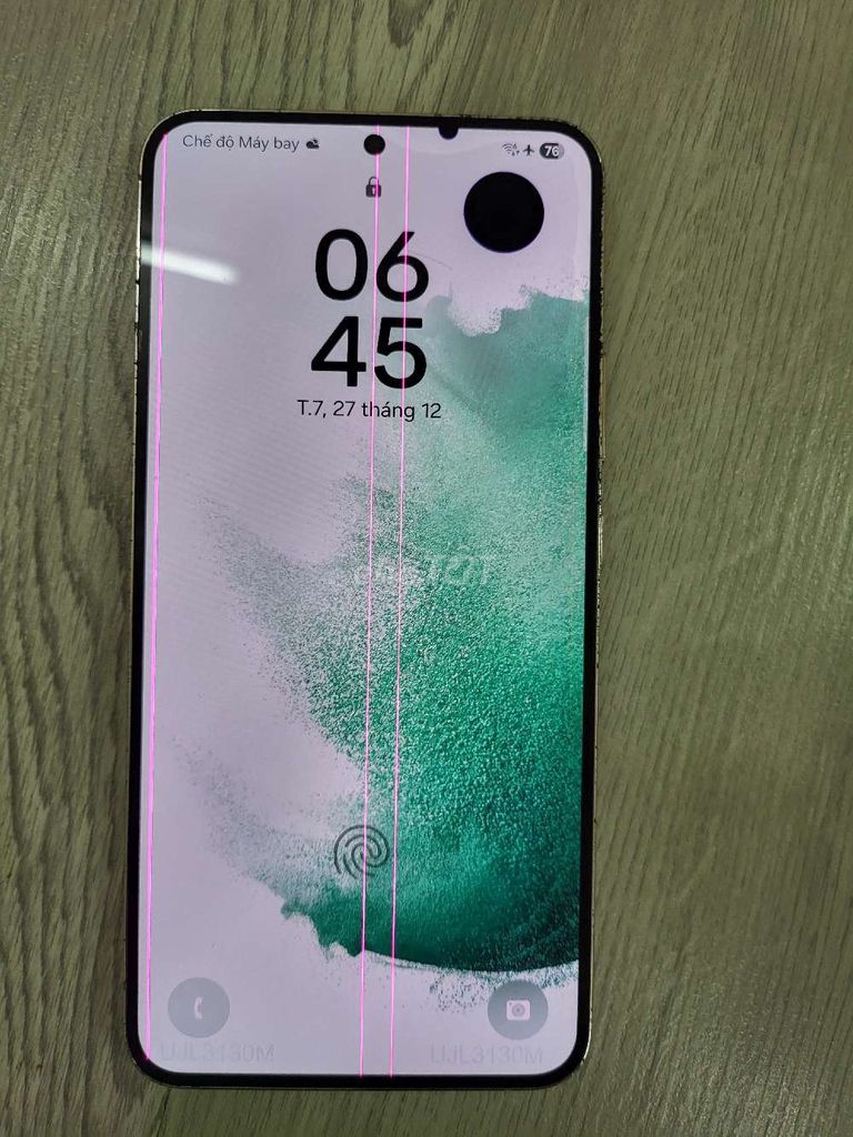Samsung Galaxy S22+ Vàng hồng lỗi màn. Mua bán Điện thoại tại Huyện Bình Chánh Tp Hồ Chí Minh được đăng bởi Trương Thanh Trung hình 1