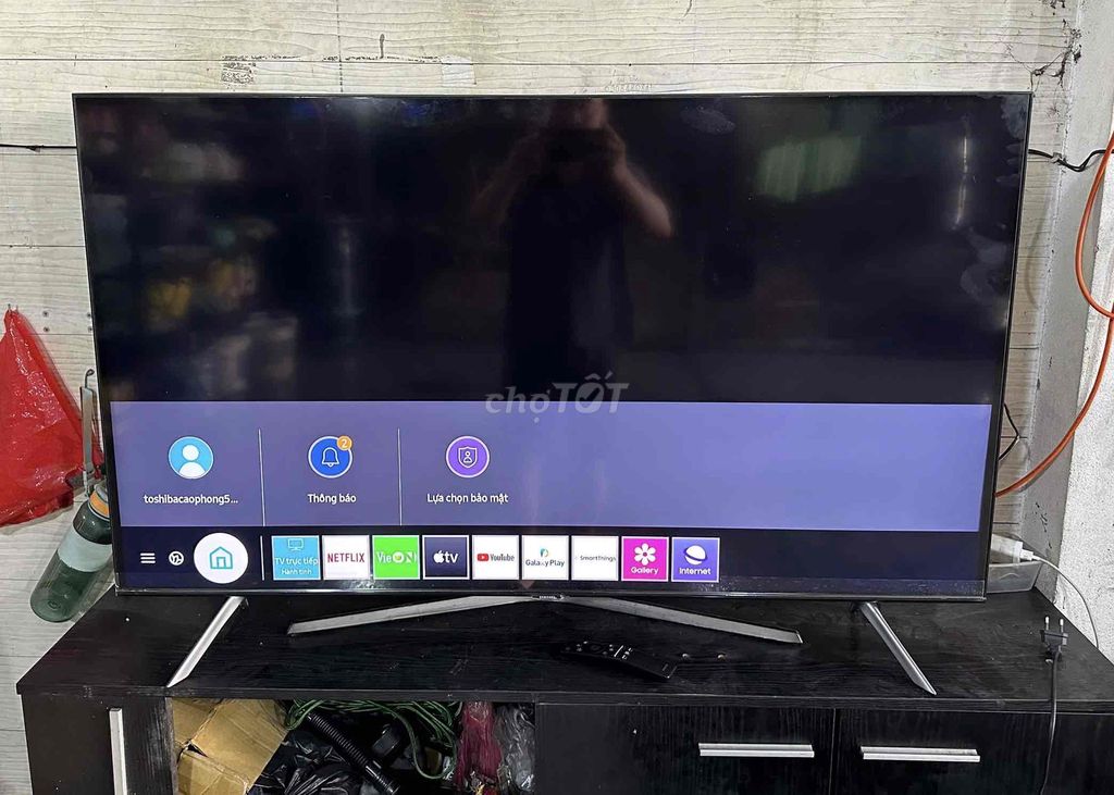 Smart Tivi Samsung Qled 55 inch đời cao cấp remote. Mua bán Tivi, Âm thanh tại Thành phố Buôn Ma Thuột Đắk Lắk được đăng bởi Thanh Dat Tivi 79 hình 1