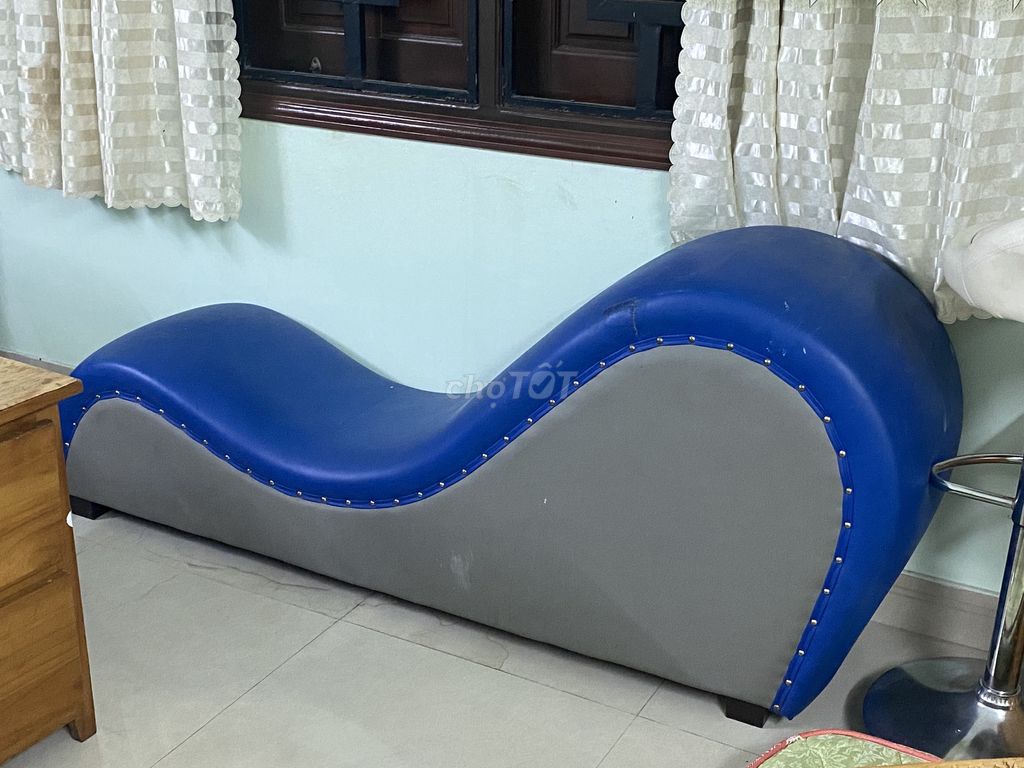 Ghế nằm Da Xanh xám, ghế tình yêu. Mua bán Bàn ghế tại Quận Bình Tân Tp Hồ Chí Minh được đăng bởi Chi hình 1