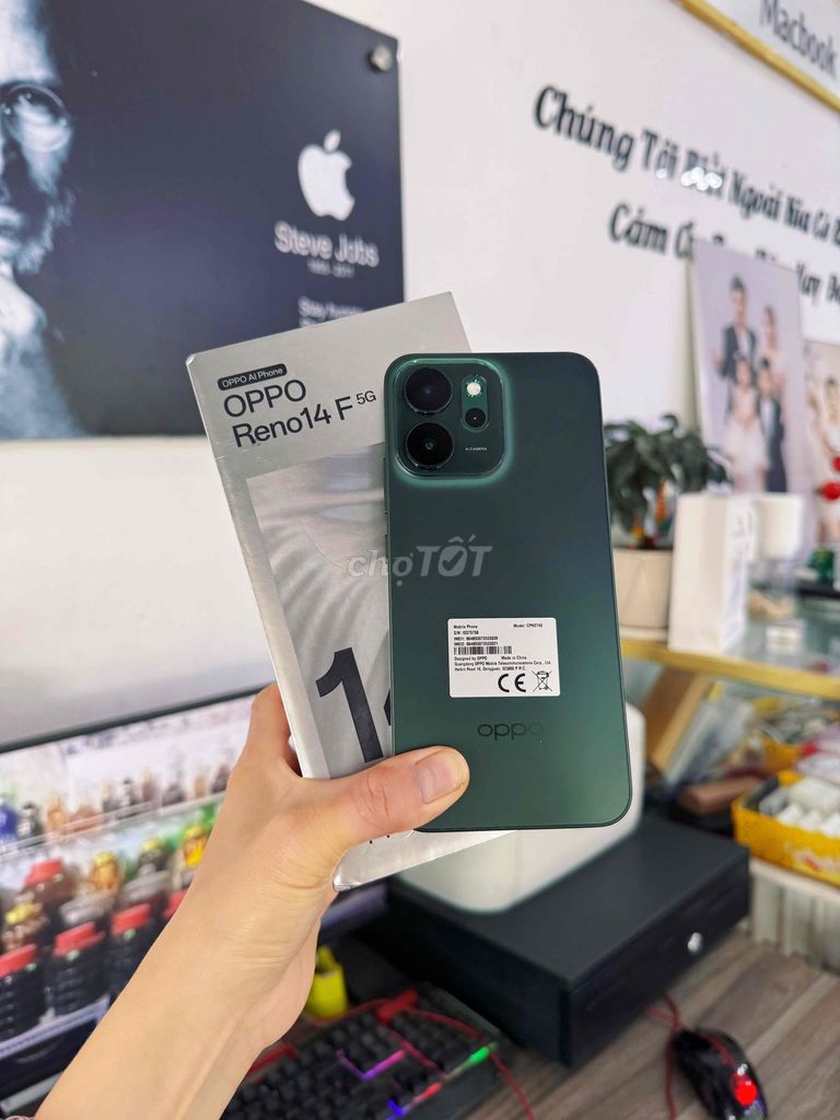 Oppo Reno 14F 5G Xanh lá 256GB còn BH. Mua bán Điện thoại tại Quận Liên Chiểu Đà Nẵng được đăng bởi nguyễn thị hiếu hình 1
