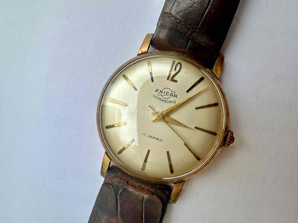 Đồng hồ Enicar swiss made 35mm Metal bezel. Mua bán Đồng hồ tại Quận Bình Tân Tp Hồ Chí Minh được đăng bởi Vintage Watch hình 1