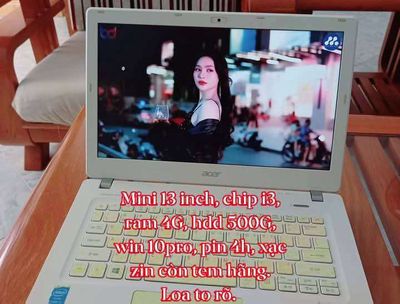 Mini 13 inch, i3, ram4G/500G, pin 4h. Còn tem hãng. Mua bán Laptop tại Thành phố Vũng Tàu Bà Rịa - Vũng Tàu được đăng bởi Đọc kỹ TRƯỚC khi Liên hệ