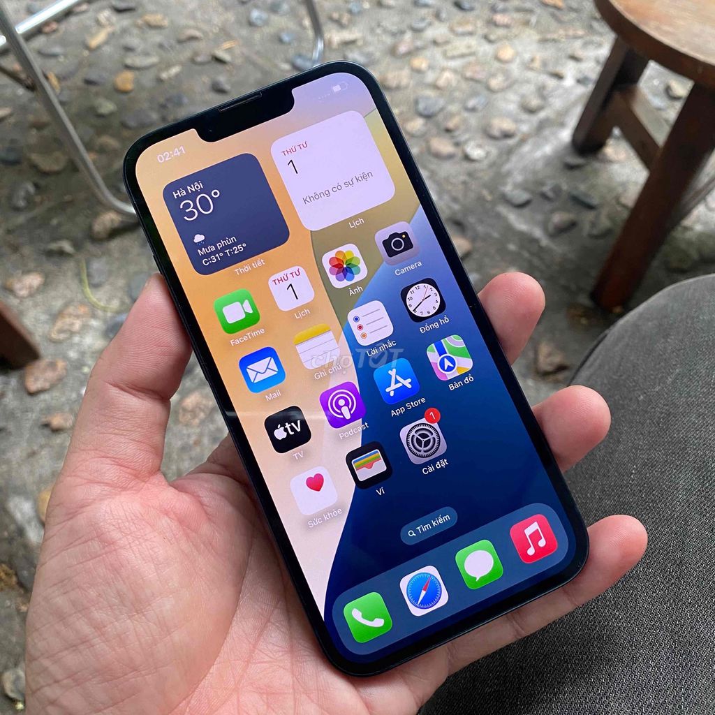 Apple iPhone 13 128GB Xanh đậm 88%. Mua bán Điện thoại tại Thành phố Nha Trang Khánh Hòa được đăng bởi Dư dùng nên bán hình 1