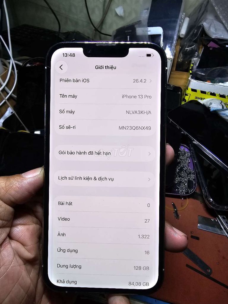  iPhone 13 Pro 128GB đẹp 98% giá rẻ trải nghiệm . Mua bán Điện thoại tại Quận 8 Tp Hồ Chí Minh được đăng bởi Thiên Hòa mobile  hình 1