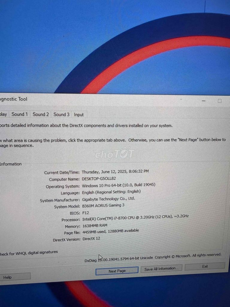 máy tinh bàn i7 8700