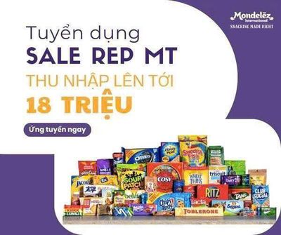 TUYỂN SALE REP MONDELEZ KINH ĐÔ SIÊU THỊ ĐỒNG THÁP