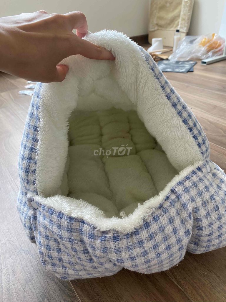 Ổ nằm cho thú cưng Vải size L. Mua bán Phụ kiện, Thức ăn, Dịch vụ tại Huyện Gia Lâm Hà Nội được đăng bởi Pham Trang hình 1