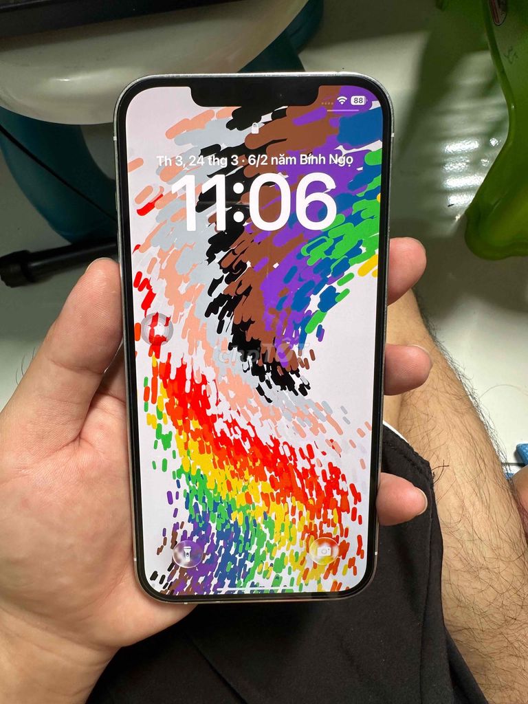 Apple iPhone 12 Pro Max 128GB Bạc Quốc tế. Mua bán Điện thoại tại Huyện Yên Phong Bắc Ninh được đăng bởi Nam hình 1