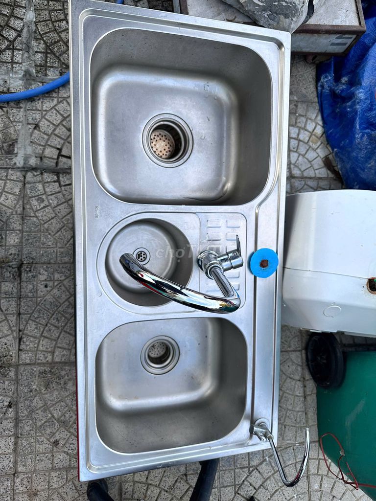 Bồn rửa chén Inox Bạc Chống gỉ sét Hiện đại. Mua bán Dụng cụ nhà bếp tại Quận Ngũ Hành Sơn Đà Nẵng được đăng bởi Đồ Cũ TTpro hình 1