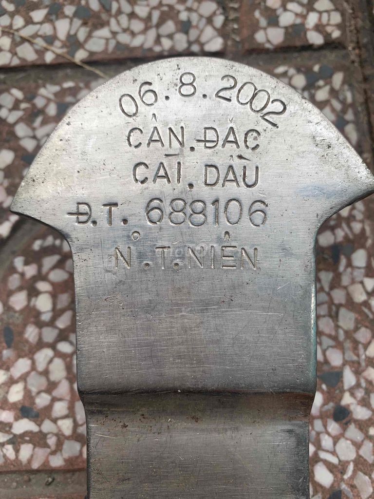 Cân đòn xưa 135kg Sáu em,Cái dầu 2002