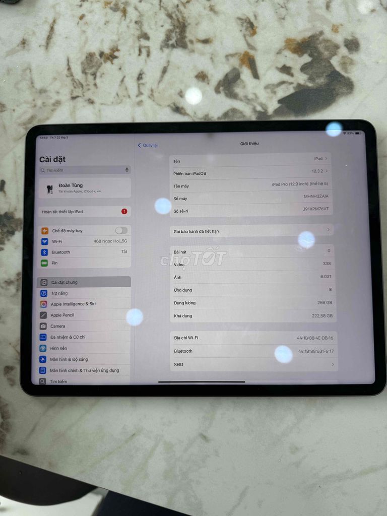 ipad pro 12.9 chip m1 256gb