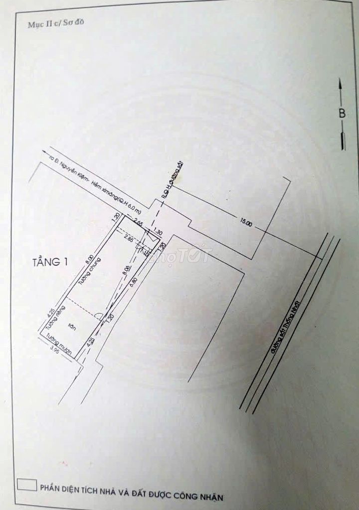 NHÀ HẺM 4M 53M2 NGUYỄN KIỆM NGAY CV GIA ĐỊNH