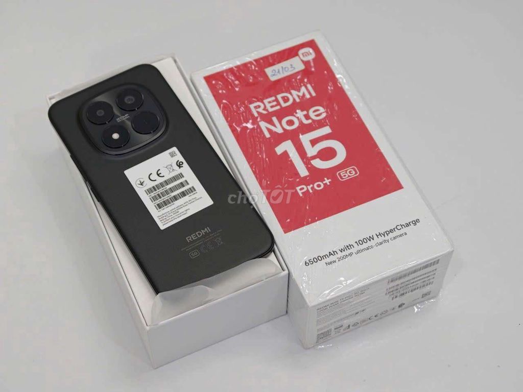 Xiaomi Redmi Note 15 Pro Plus 256GB Đen Mới. Mua bán Điện thoại tại Quận Ninh Kiều Cần Thơ được đăng bởi Lê Khang hình 1