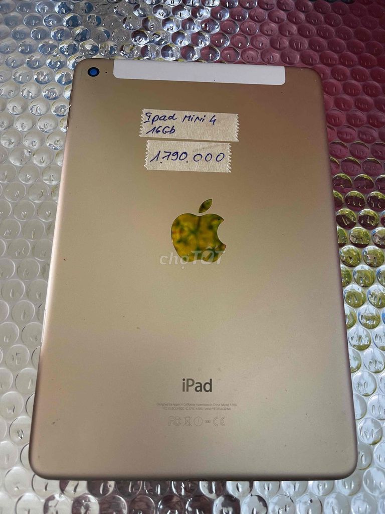 iPad Mini 4 16Gb wifi+4G zin đẹp. Mua bán Máy tính bảng tại Quận Ninh Kiều Cần Thơ được đăng bởi Cầm Đồ Anh Quý hình 1